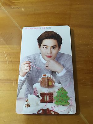 10) Exo-K Baskinrobbins31 Ice Cream Suho PhotoCard Official K-POP