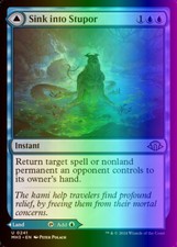 MTG Magic the Gathering Sink into Stupor (241/703) Modern Horizons 3 LP FOIL