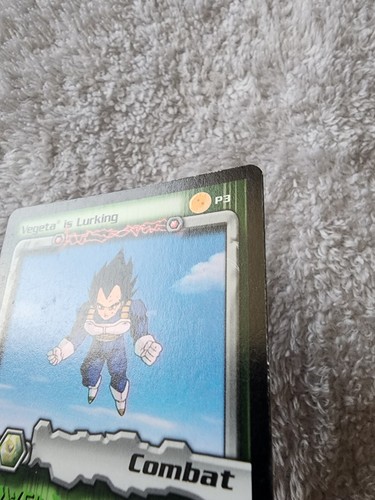 DBZ Dragon Ball Z Vegeta Is Lurking P3 CCG Limited Promo Cell Games Saga MP - Picture 3 of 5