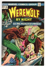 Werewolf By Night #14 Fine-Very Fine 7.0 Mike Ploog Art 1974