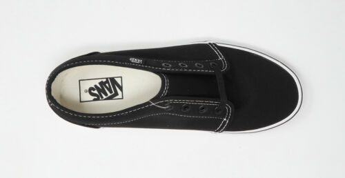 VANS 106 Vulcanized Canvas Black White 099ZY28 Youths Big Kids Girls Boys Shoes - Picture 3 of 6