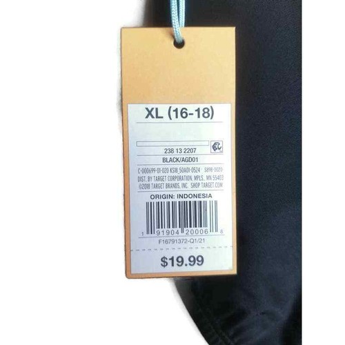 Kona Sol Women's Sz XL Full Coverage High Waist Bikni Bottom Black - Picture 6 of 9