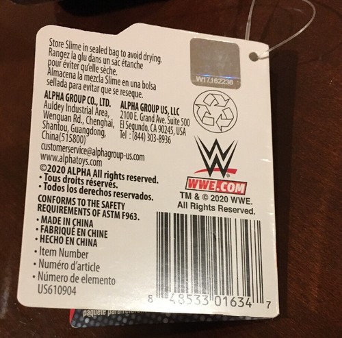 Menge 4 SELTENE WWE Slime Slammers Blind Box Tasche Serie 1 Alpha Wrestling Figuren - Bild 7 von 7