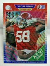 Christian Barmore 2021 Leaf Metal Pro Set Prospect Red White&Blue Wave XRC#d 6/7