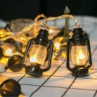 LED Black Lantern Fairy String Lights for Home Decoration