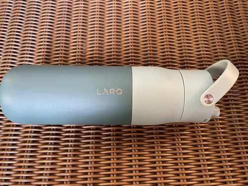 Nuova bottiglia LARQ Swig Top 23 oz / 1 L granito bianco ACCIAIO INOX freddo per 24 ore - Foto 5 di 7