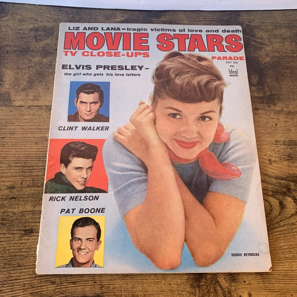 Vintage Movie Star Magazine July 1958 Elvis Presley: The Girl Who Gets His Love - Image 3 of 4