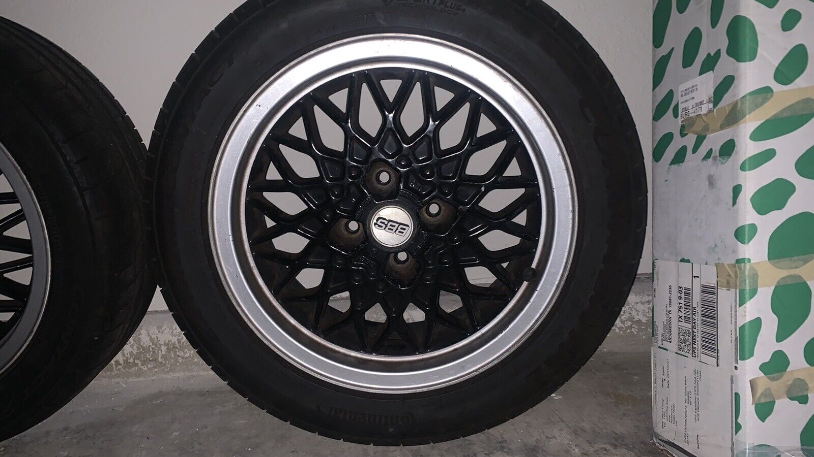 BBS 375ET35 Audi/VW rims 6jx15h2 performance rims 15" with continental tires