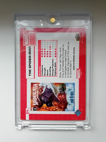 Marvel Annual 2020-2021 The Spider-man Hologram 42/49 #54 - Picture 2 of 2