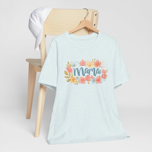 Retro Floral Mama Tshirt,Mama Flowers Shirt, Mothers day, Mom Shirt,Mother's Day - Picture 29 of 31
