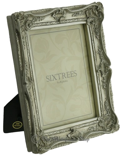 Ornate Vintage Antique Shabby Chic Photo Frames 4 Colours 6x4 7x5 8x6 10x8 inch - Picture 21 of 28