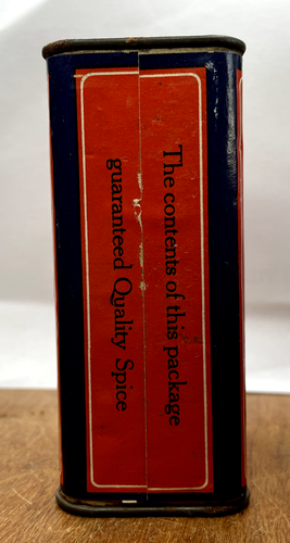 1907 Antique Atlas Nutmeg Spice Litho Cardboard Tin Woolson Spice Toledo Ohio - Picture 5 of 7