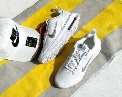 Size 7.5 - Nike Air Max Interlock Lite White Metallic Silver Size 7.5 - Nike Air Max Interlock Lite White Metallic Silver