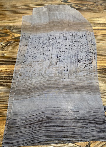 Vintage Ellen Tracy 100% Silk Scarf Rectangular 52 Inch Wrap Shawl - Picture 5 of 10