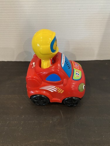 VTech Move and Zoom Racer Rattle & Shake Race Car Driver Educational Toy VGC - Picture 2 of 8