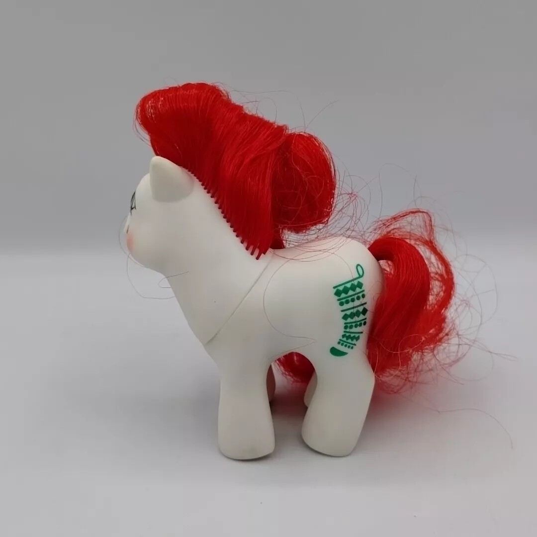 Modellino vintage My Little Pony bambino calzatura riso natalizio Krispie figura per ordine postale