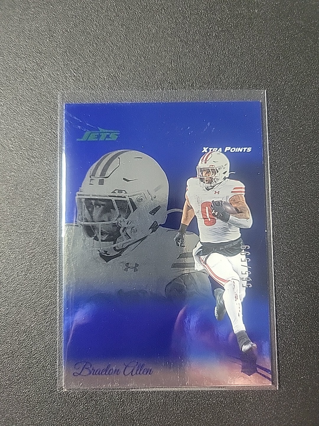 2024 Prestige Braelon Allen Rc #365 Blue Xtra Points 565/599 New York Jets