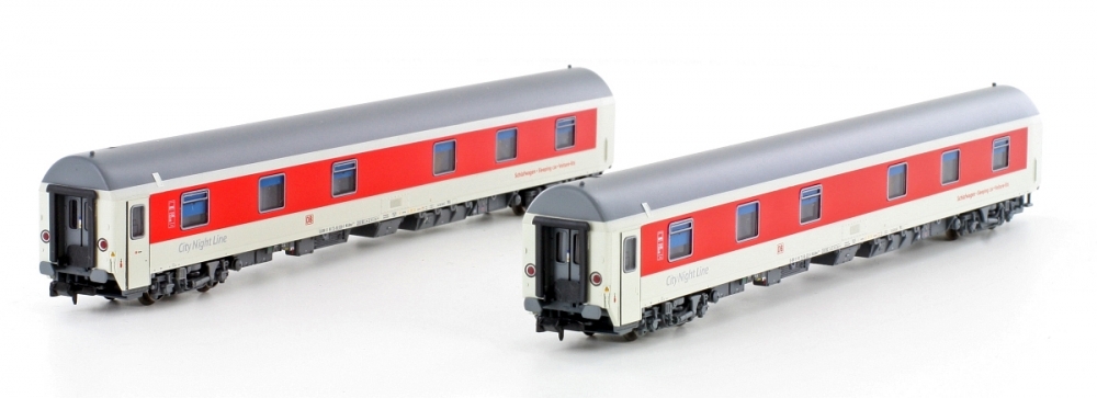LS Models 79020 Personenwagen-Set 2-tlg WLABMz DB-AG CNL Ep5 red white Spur N LS Models 79020 Personenwagen-Set 2-tlg WLABMz DB-AG CNL Ep5 red white Spur N