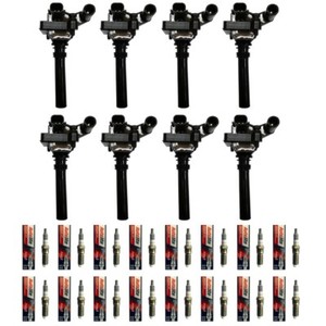 Autolite-XP5263-Iridium-XP-Spark-Plugs-16-8-Premium-Ignition-Coils-UF378