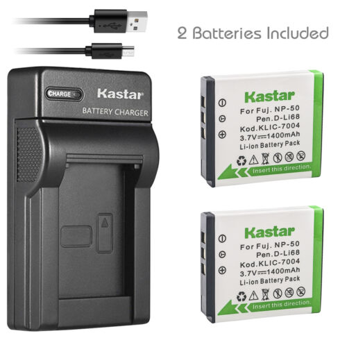 Kastar NP-50 Battery Slim Charger for Fujifilm Instax SHARE SP-3 SP3 Camera - Picture 9 of 11