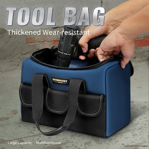 Tool Bag, Multi-pockets Tool Organiser, 600 Denier Blue DIY Tools Bag (35cm) - 第 33/51 張圖片
