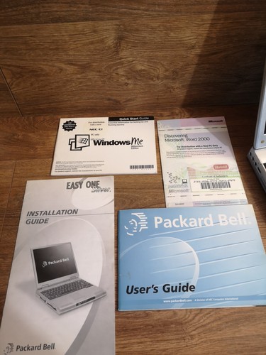 Packard Bell Easy One Silver 2120 7521N Laptop Notebook 14.1" Parallel Serial - Picture 2 of 9