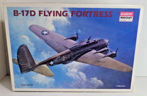 B-17D Flying Fortress Academy 1683 Maßstab 1:72 Vintage Taschen versiegelt