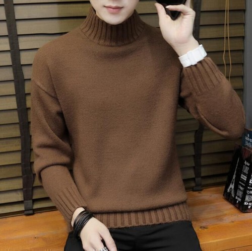 Prendas de punto Prendas para el torso informal Suéter Para hombres Medio cuello de tortuga Jumper Tejido Pullover Prendas para el torso - Imagen 14 de 18