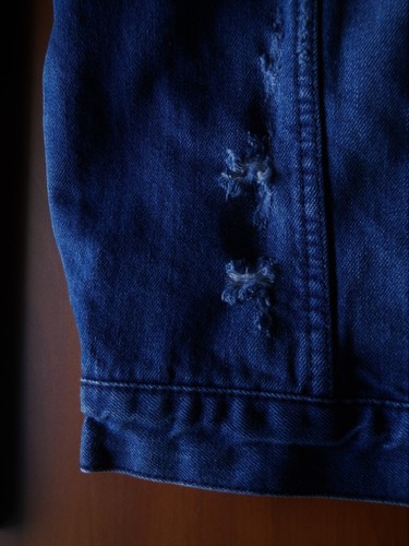 Chaqueta de camionero de mezclilla azul con tachuelas plateadas M Tinsel Town para mujer busto 42 - Imagen 8 de 12