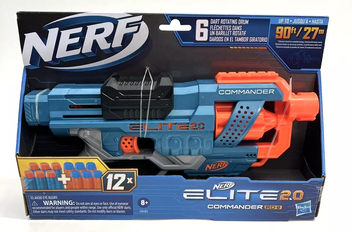 NERF Elite 2.0 E9485 Commander RD-6 Blaster 630509944439