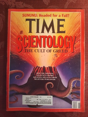 TIME Magazine May 6 1991 SCIENTOLOGY DIANETICS John Sununu Norman Schwarzkopf