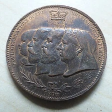 Four Generations Of The Royal Family Victoria Diamond Jubilee 1897 High Grade