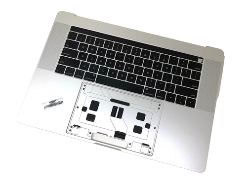 Batteria tastiera 15" MacBook Pro A1990 argento A1953 top case 2018 2019 grado A+ - Foto 1 di 2