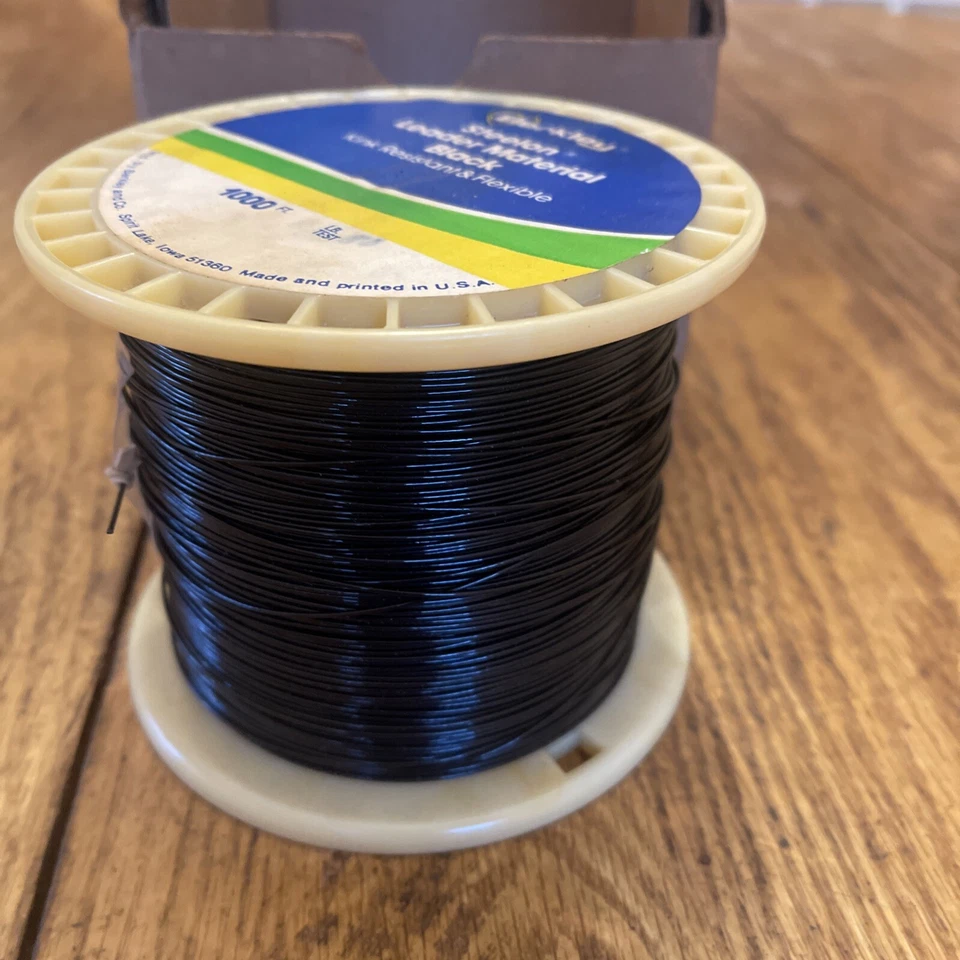 Berkley Steelon Leader Material Negro Resistente a la Torcedura y Flex 80 Lb Prueba 1000 ft Foto 3 de 4