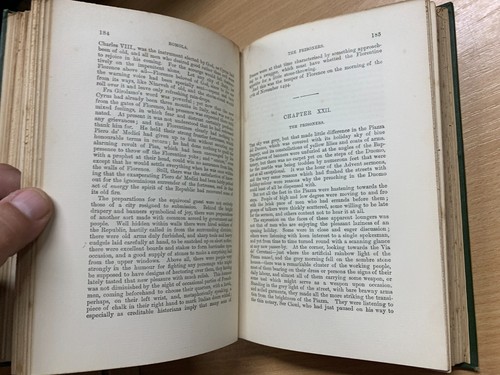 ANTIQUE GEORGE ELIOT "ROMOLA" FICTION HARDBACK BOOK (P4) - Picture 10 of 14