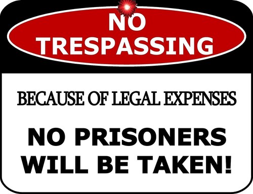 Blinkendes blinkendes rotes LED laminiertes lustiges Schild kein Betreten wegen Legal - Bild 3 von 6