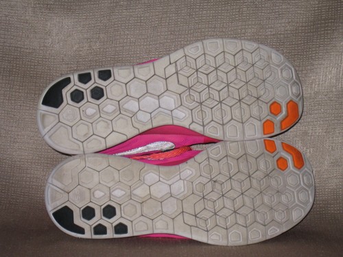 Nike Free 5.0 women's running shoes. Fuchsia pink. Sz 9.5M - Picture 4 of 4