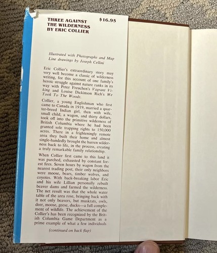 THREE AGAINST THE WILDERNESS Eric Collier 1959 - Picture 2 of 12
