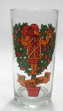 Indiana Glass TWELVE 12 DAYS OF CHRISTMAS GLASS Drinking Glass 10th Day Replace