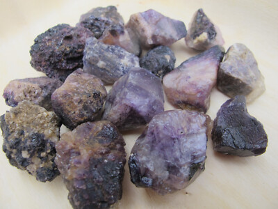 Blue John Fluorit Kristall natürliches Castleton Derbyshire Treak Klippe grob x16