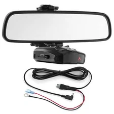 Mirror Mount + DC Direct Wire for Cobra Radar Detectors RAD 480i 380 450 350 XRS