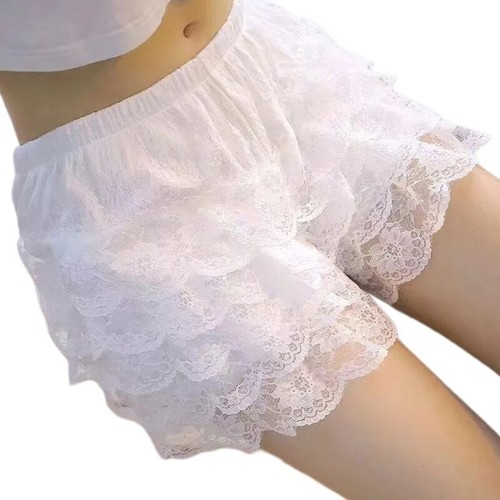 Pumpkin Pants with Lace Layers for Women Underwear Frilly Pettipants Knickers - Picture 3 of 11