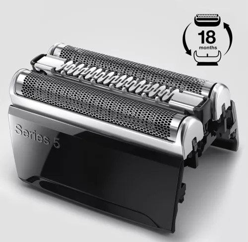 52B Series 5 Replacement Foil & Cutter Cassette For Braun Electric Shavers,Black - Picture 5 of 11