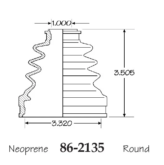 Bota de eje CV interior y exterior para Mazda MX-6 2,5 L 1993-1997 M/T Foto 2 de 3