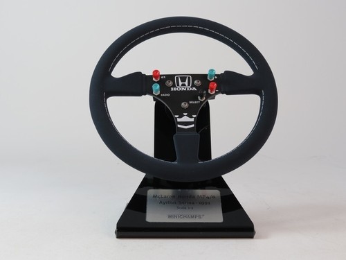 Minichamps Lenkrad Volante Mclaren MP4/6 Ayrton Senna 1991 1/2 254910001 - Bild 2 von 4