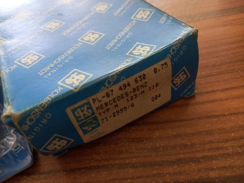 KOLBENSCHMIDT ARMBEARING SET FOR MERCEDES M110 ENGINE, 0,75 mm PL 87494630 - Picture 1 of 6
