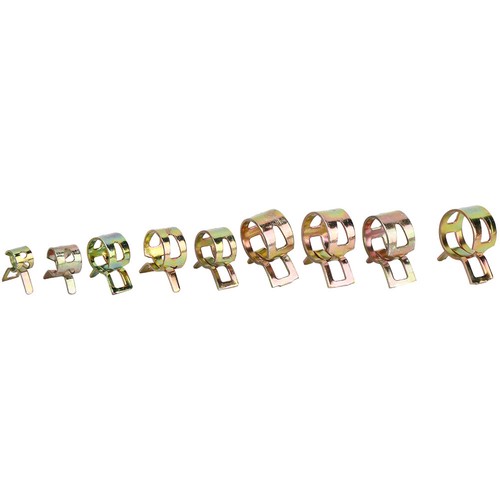 80 x fascette stringitubo a molla orecchio fascette stringitubo assortimento set 6-15 mm morsetto per tubo - Foto 2 di 13