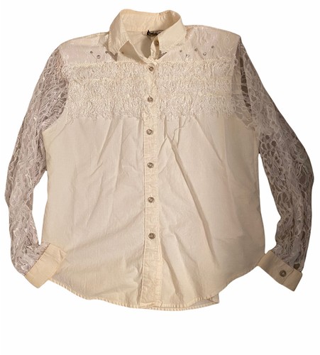 Vintage 1849 Authentic Ranchwear Western Rodeo Show Damenhemd Größe Medium - Bild 1 von 6