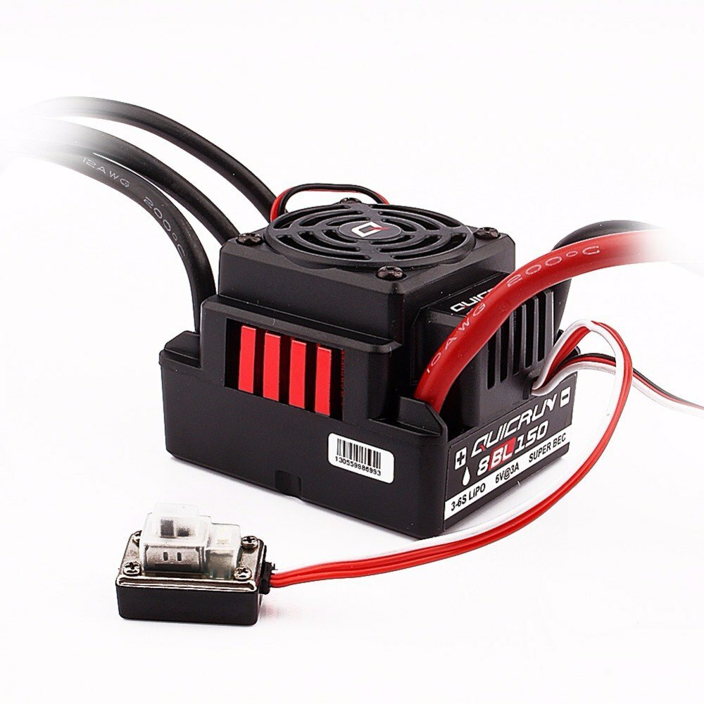 HobbyWing Quiccorrere 1 8 Brushless WaterProof 150A ESC WP-8BL150-V2-CTP HobbyWing Quiccorrere 1 8 Brushless WaterProof 150A ESC WP-8BL150-V2-CTP grandi offerte