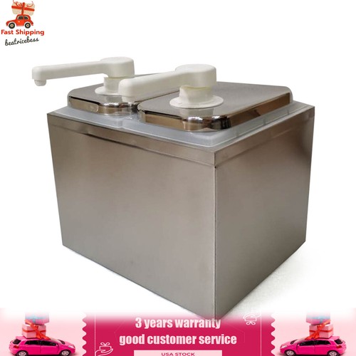 2L Ketchup Dispenser Sauce Pump Station Condiment Dispenser Stainless Steel USA - Picture 10 of 10